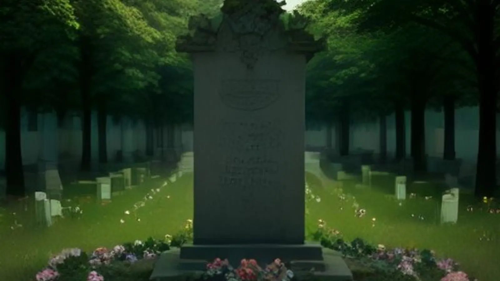 Beisetzung auf einem Friedhof